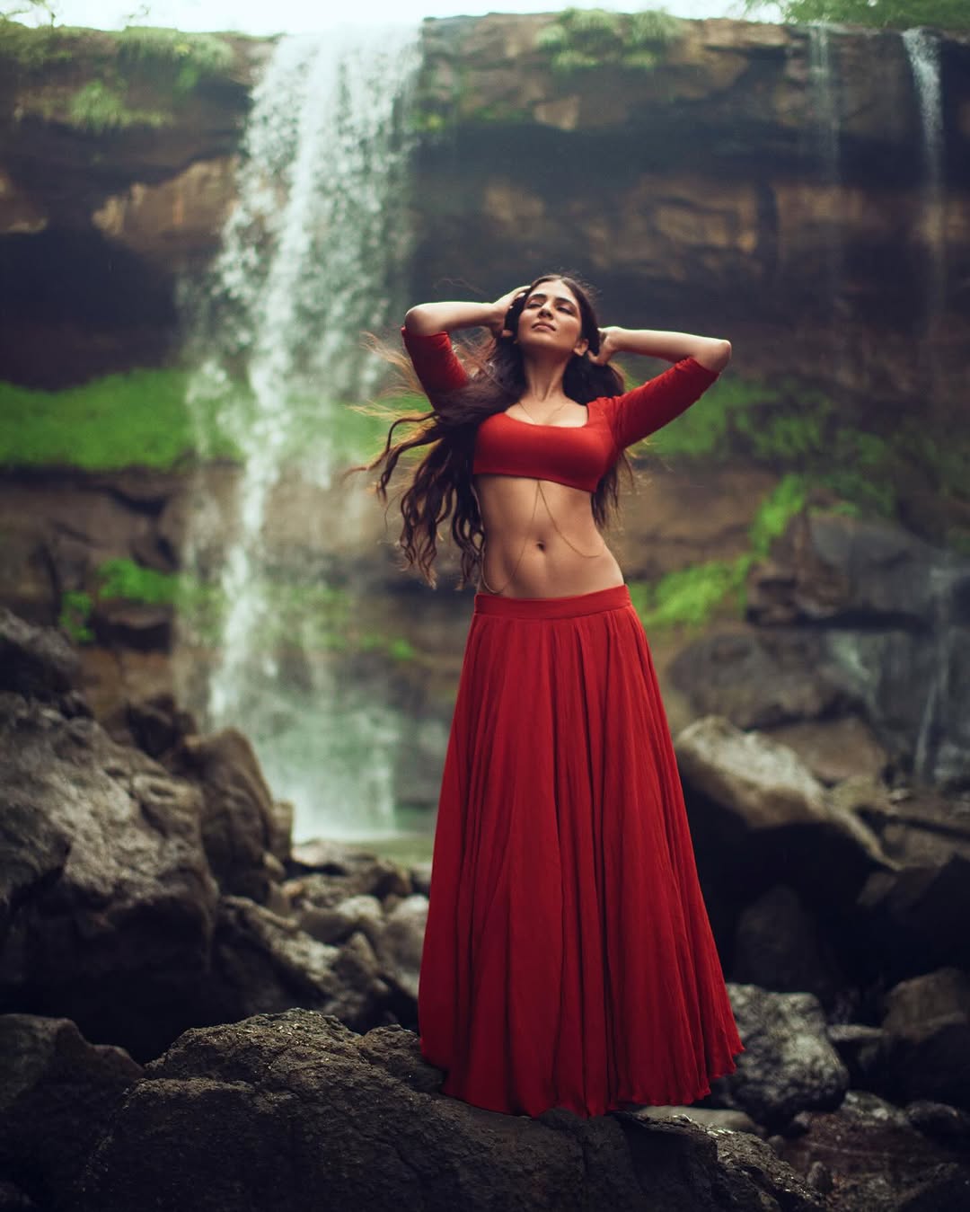 Malavika Mohanan Turns Up the Heat in a Scorching Red Outfit