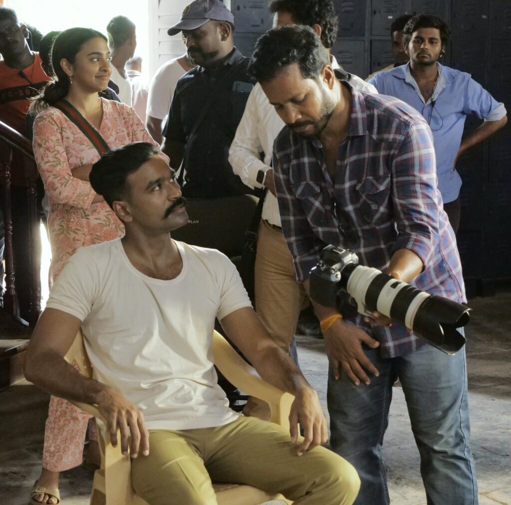 Dhanush from the sets of Captain Miller